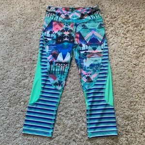 Live Love Dream Multicolor Pattern Leggings